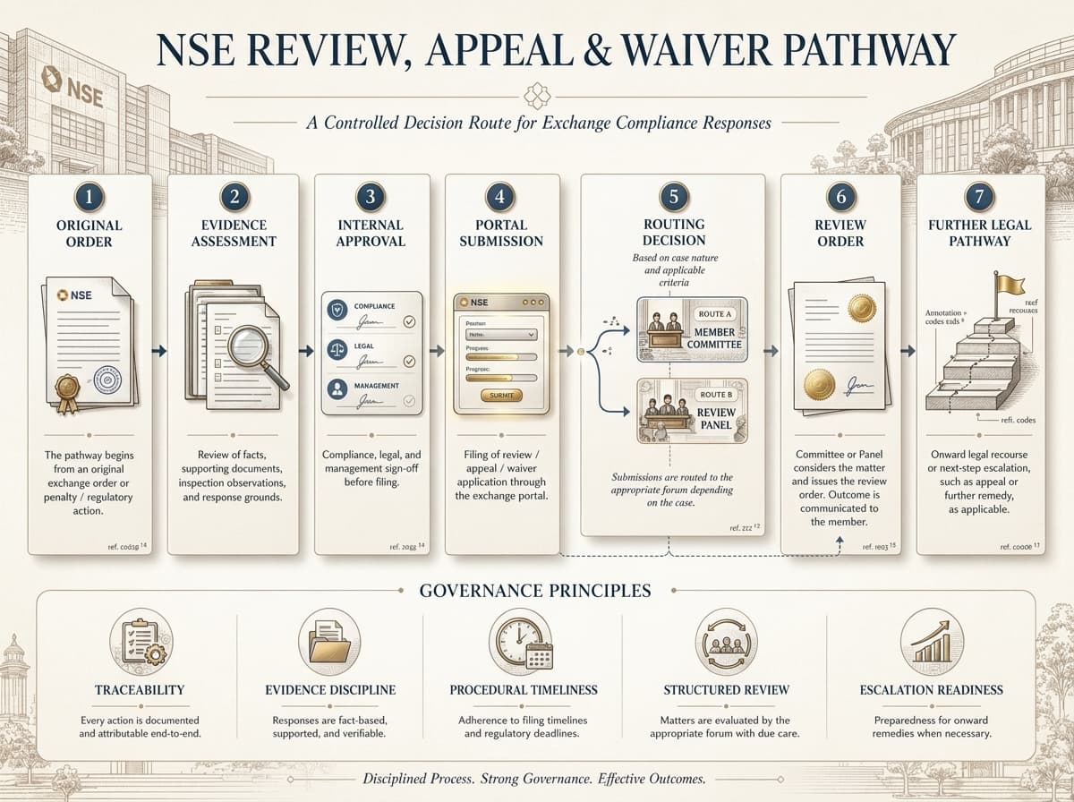 NSE Review, Appeal, and Waiver Pathways: What Members Should Understand Before a Penalty Dispute | CompliSense